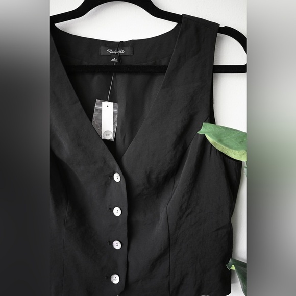 Madewell Katrina Button Down Vest New With Tags - Picture 4 of 9